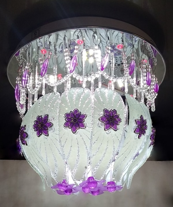 Crystal Chandelier With System Bluetooth Multi Color Led Crystal Chandelier With System, Magnetic Crystals For Chandeliers Bluetooth