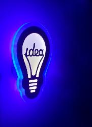 Bulb Art Design LED Wall Lamp
