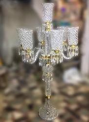 Luxury Glass Shade Lamp Antique Style Pedestal Lamp