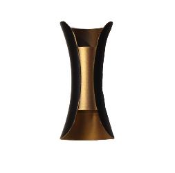 6 Watt Two Way Unique Design Black and Golden Plated Color Outdoor Up and Down LED Light Wall Lamp