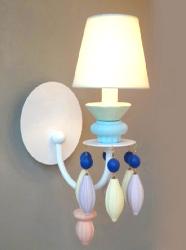 Ceramic Crystal Pendant Italian Style Wall Lamp