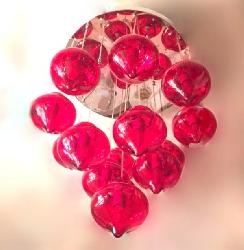 Red Glass Ball Pendant lighting Chandelier