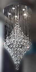 Contemporary Designer Crystal Pendant Hanging Chandelier