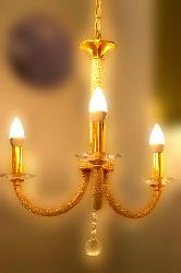 Diyas Gold Finish Pendant Light