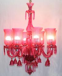 Inspiring By Italian Design Indian Red Color Chandelier