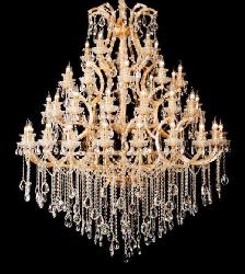 The Large Size Crystal Pendant Italian Design Candle Holder Chandelier