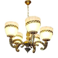 The Small Size Mid Centurion Style Glass Lamp Chandelier For Home and Villa