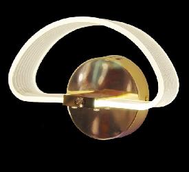 New Half Cut Round Moon Shape High Power LED Light Acrylic Material Wall Sconce Lamp