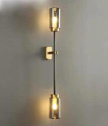 The 2 Glass Lamp Up and Down Light Wall Home Decor Lamp For Hotel and Hall Interior Lighting