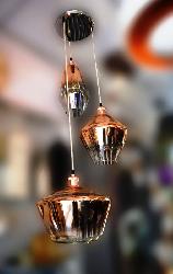 The New Shiny and Bright Reflected 3 Glass Hanging Lamp For Bar and Restaurant , home   