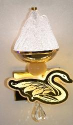 The Artificial Duck and Cone Shape Shade Lamp With LED Light Home Decor Wall Light Lamp