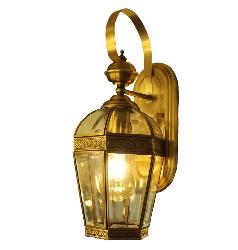 Big Size Victorian Style and Antique Design High Quality Material and Glass Made Home Outdoor Wall Mount Lamp