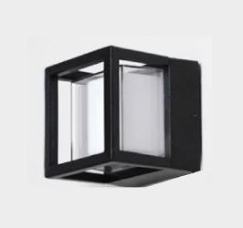 Modern Square Shape LED Porch and Garden Light Lamp and Wall Mount Lamp 