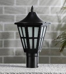 Vintage Pattern Modern Design Black Finish Gate Lamp Light