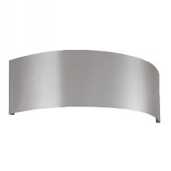 THE SHINY HALF CURVED  SHAPE WITH STEEL BODY  WALL LAMP LIGHT 