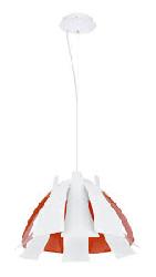THE FLOWER SHAPE WHITE AND ORANGE HANGING PENDANT LIGHT FOR HOME AND OFFICE.