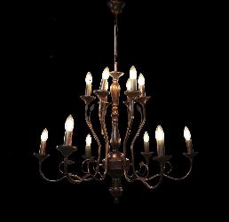 The Rustic Brown Finish Italian Pattern Customize Indian Design Industrial Chandelier