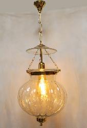 The Indian Design Glass Bowl Pendant Light Lamp For Kitchen and Restaurant