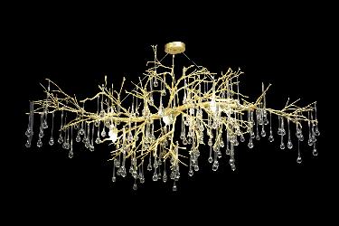 The Most Beautiful Brass Made Tree Design Chandelier
