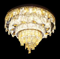 Luxury Crystal Decor With Bluetooth System Ceiling Fixture Chandelier For Bedroom