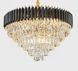 The Rose Gold Finish and Luxury Crystal Decor Ceiling Pendant Chandelier For Your Home