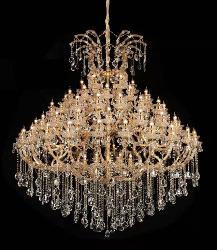 The 84 Light and Luxury Maria Theresa Glass and Crystal Decor Italian Candle Holder Chandelier For Your Villa and Duplex Home and Hotel and Temple