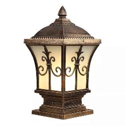 The European Antique Design Home Main door and Garden Pillar Pols Light Lamp