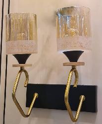 The Two Glass Lamp Bedside Wall Mount Lamp For Bedroom and Living Room