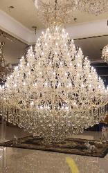 The 102 Light Large Size Luxury Maria Theresa Design Italian Candle Holder Chandelier For Villa, Temple and Duplex Lighting and Decoration