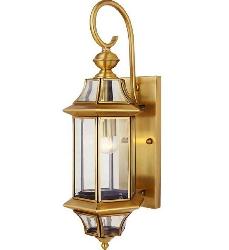 The Victorian Design European Style Golden Finish Standing Tall Wall Mount Lamp For Indoor and Outdoor Wall Mount 