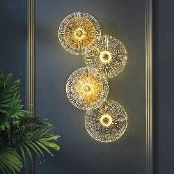 The Latest and Attractive Glass Modern Design Wall Sconce Lamp and Wall Art Lamp For Your Bedroom and Living Room