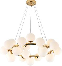 The 25 Frosted Glass Ball Modern Design pendant Chandelier For Dining Room and Living Room