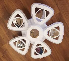 The Modern Design Colors Changing With Bluetooth System Ceiling Mount Light For Bedroom and Living Room