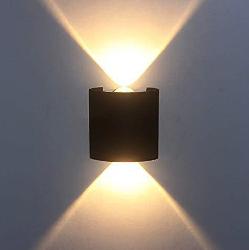 The 1+1 LED Two Way Modern Design Outdoor and Indoor Waterproof Wall Light 