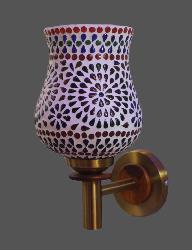 Colorful Glass Antique Wall Lamp 