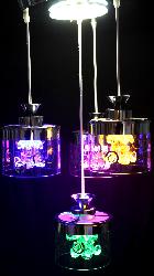 Glass hanging multicolour LED